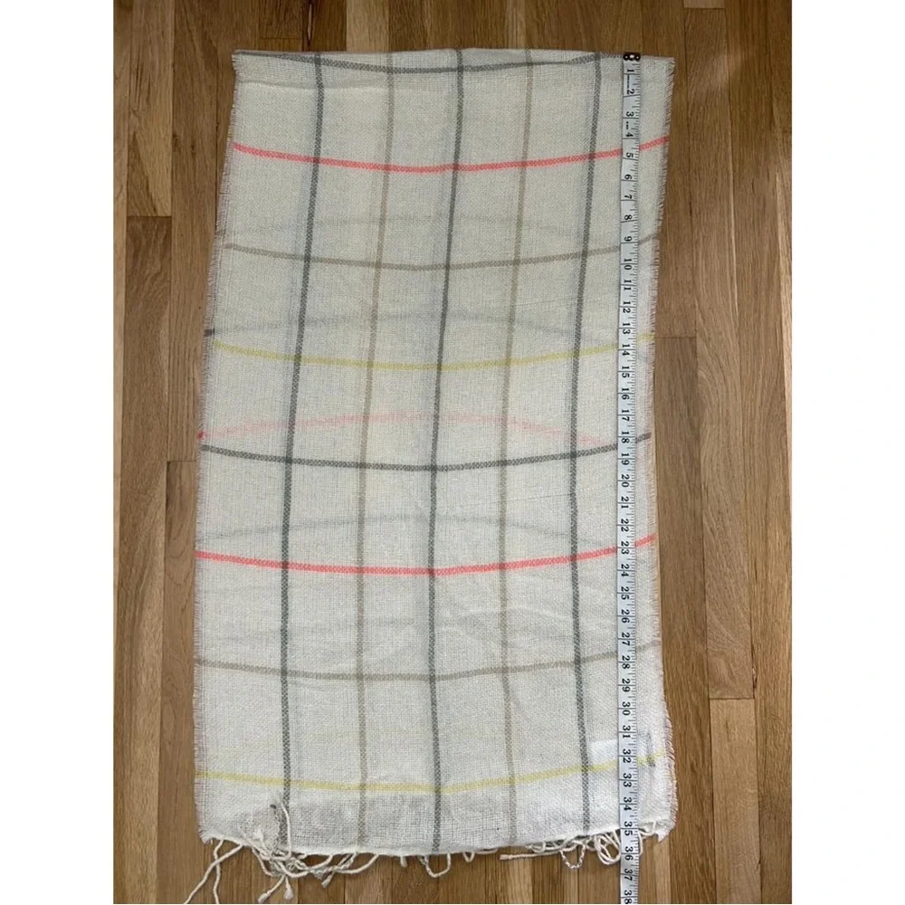 Madewell Gauzy Plaid Scarf